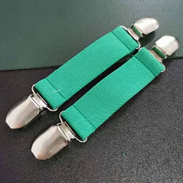 Polyester Kids Mitten Clips Iron Elastic Mitten and Glove Clips