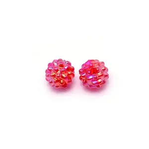 Opaque Acrylic Waxberry Beads