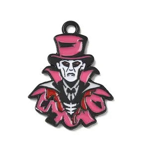 Halloween Alloy Enamel Pendants