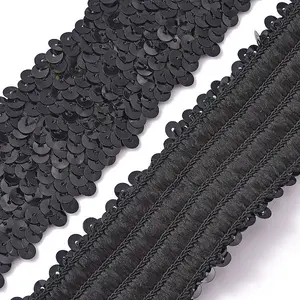 Plastic Paillette Elastic Beads