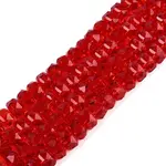 Transparent Glass Beads Strands