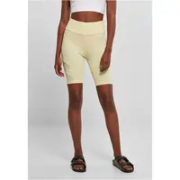 Dámské šortky High Waist Tech Mesh Cycle, měkké žluté