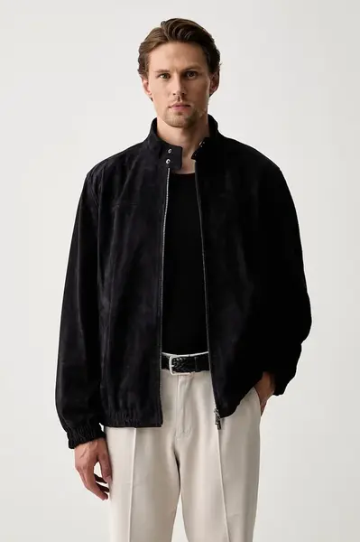 Tommy Hilfiger  prechodná bunda pánska semišová