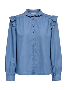 ONLY Blúzka 'ONLPIPER'  modrá denim