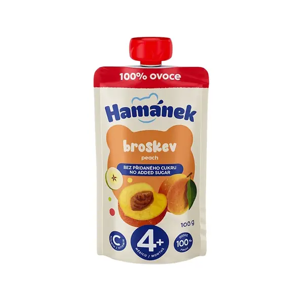 HAMÁNEK Kapsička broskev 4m+ 100 g
