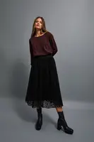 Rozšířená midi sukně