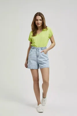 Marisse Women's Shorts L-Sh-4308 L.Blue