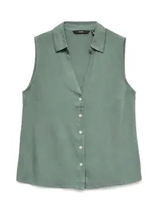 VERO MODA Blúzka 'VMMymilo'  smaragdová