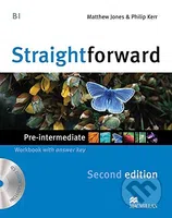 Straightforward - Pre-Intermediate - Workbook with key - kniha z kategorie Jazykové učebnice a slovníky