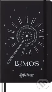 Moleskine - zápisník Harry Potter - Lumos (limitovaná edícia, stredný, linajkovaný)