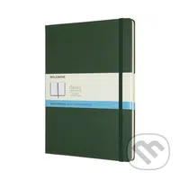 Moleskine - zelený zápisník (veľký, bodkovaný)