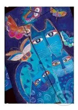 Zápisník Paperblanks Blue Cats and Butterflies (mini linajkový)
