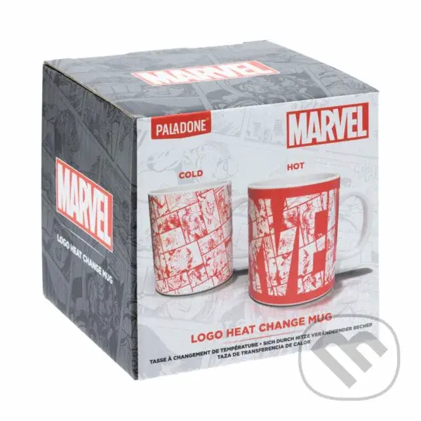 Meniaci sa hrnček - Marvel logo,Meniaci sa hrnček - Marvel logo