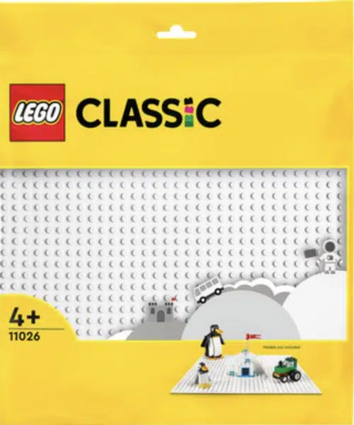 Bílá podložka na stavění - Lego Classic (11026)