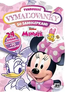 Tvarované vymaľovanky so samolepkami Minnie