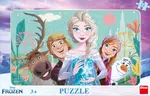 Puzzle Frozen: rodina 15 dílků deskové
