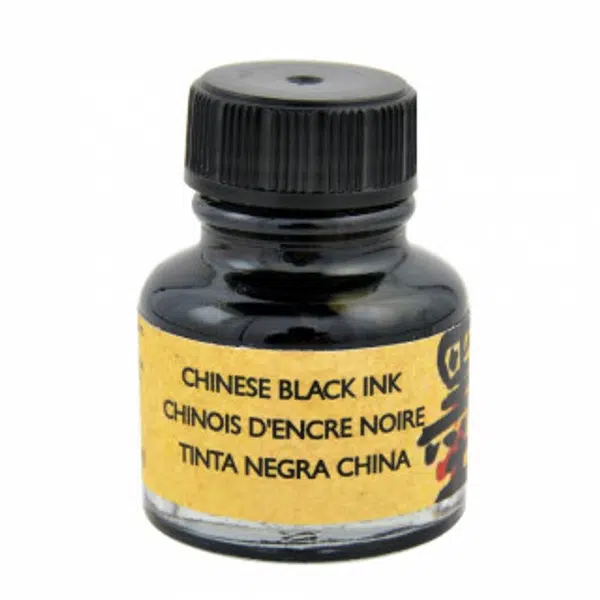 Čínský inkoust Manuscript černý 30ml