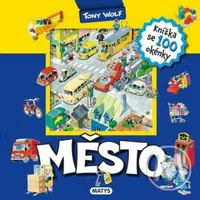 Knížka s okénky: Město - Casalis Anna