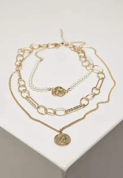 Viacvrstvový náhrdelník Ocean - zlatá farba