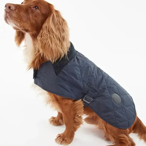 Obleček pro psa Barbour Quilted Dog Coat černá barva
