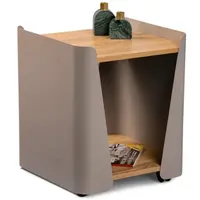 Odkládací stolek Sandro 3, dub/taupe