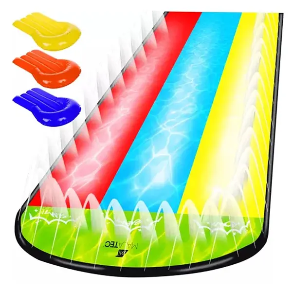 Šmykľavka MALATEC 23944 475x202cm trojitá s nafukovačkami