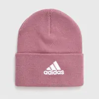 Čepice adidas Performance růžová barva, z husté pleteniny