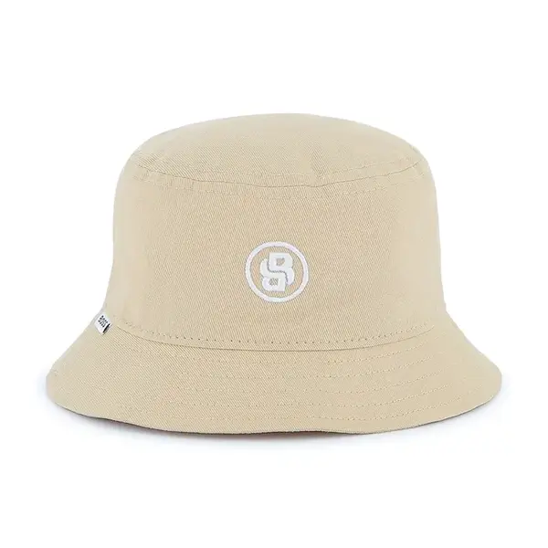 Dětský bavlněný klobouk BOSS béžová barva, J51699