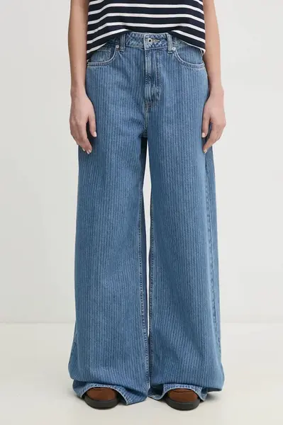 Džíny Pepe Jeans WIDE LEG JEANS UHW JAIMY