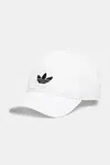 Kšiltovka adidas Originals BASEBALL AC bílá barva, hladká, JC6025