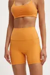 Šortky na jógu JOYINME Movement oranžová barva, high waist