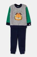 Dětské pyžamo United Colors of Benetton šedá barva, s potiskem, 3JA40P07V