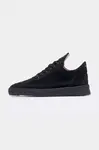 Semišové tenisky Filling Pieces Low Top Suede černá barva, 10122791847