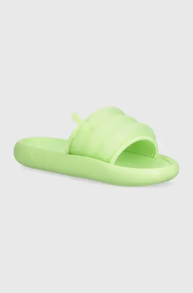 Pantofle adidas zelená barva, IF0889