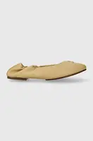 Kožené baleríny Tommy Hilfiger TH ELEVATED ELASTIC BALLERINA