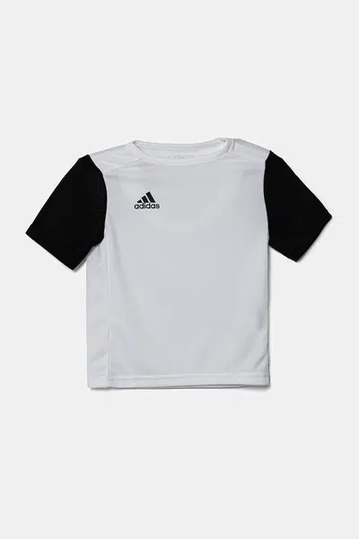 Dětské tričko adidas Performance bílá barva, s potiskem, DP3221