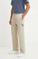 Tepláky adidas Originals béžová barva, s aplikací, JJ1509