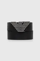 Kožený pásek Emporio Armani
