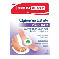 3M Spofaplast 183 Náplasti na kuří oka s kyselinou salicylovou 70x12,5 mm 6 ks