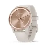 Garmin Vivomove Trend chytré hodinky White Cream Silic