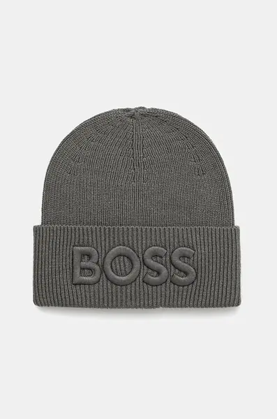 Vlněná čepice Boss Orange Afox_R