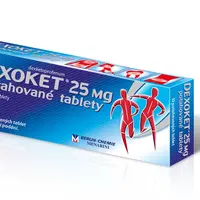 Dexoket 25 mg 10 tablet