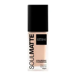 Gabriella Salvete Soulmatte Foundation Hyaluronic 01N Porcelain Neutral make-up 30 ml