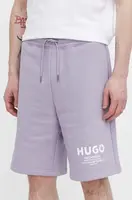 Bavlněné šortky Hugo Blue Nomario