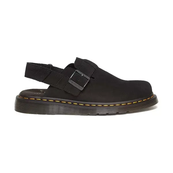 Semišové sandály Dr. Martens Jorge II pánské, černá barva, DM31563001