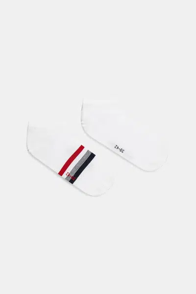 Ponožky Tommy Hilfiger 2-pack pánské, bílá barva, 701232467