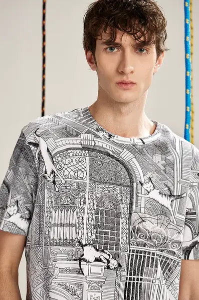 Bavlněné tričko Medicine bílá barva