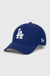 Kšiltovka New Era tmavomodrá barva, s aplikací, LOS ANGELES DODGERS