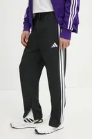 Kalhoty adidas STNFRD pánské, černá barva, vzorované, JC8491