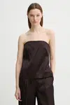 Halenka A.L.C. dámská, hnědá barva, hladká, 5TOPS01769